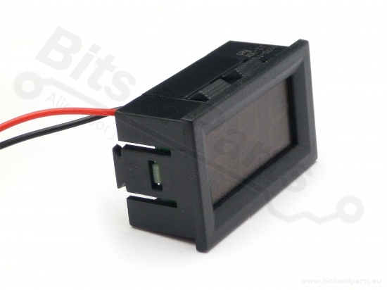 Digitale voltmeter met display rood 4,5-30,0V